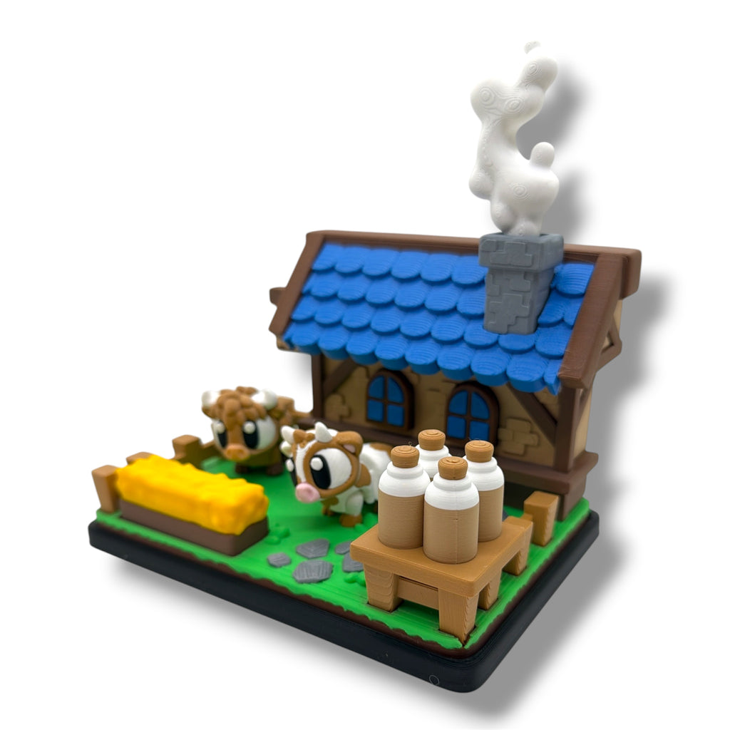 Country House Meadow Cow Set – 2 Cows & 4 Milk Bottles – additional product view 4