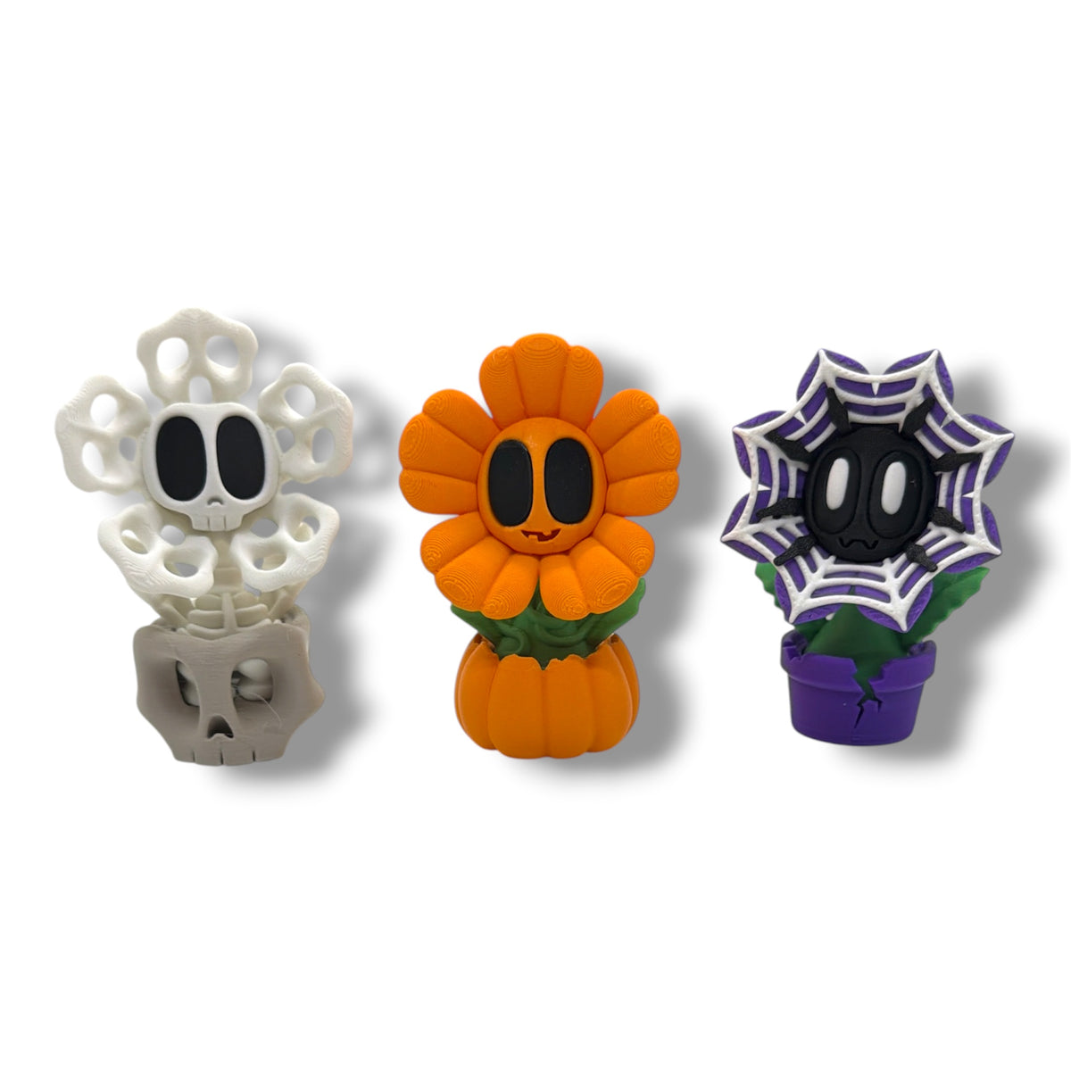 3-Inch Spooky Halloween Blob Flowers – Cute & Creepy Décor