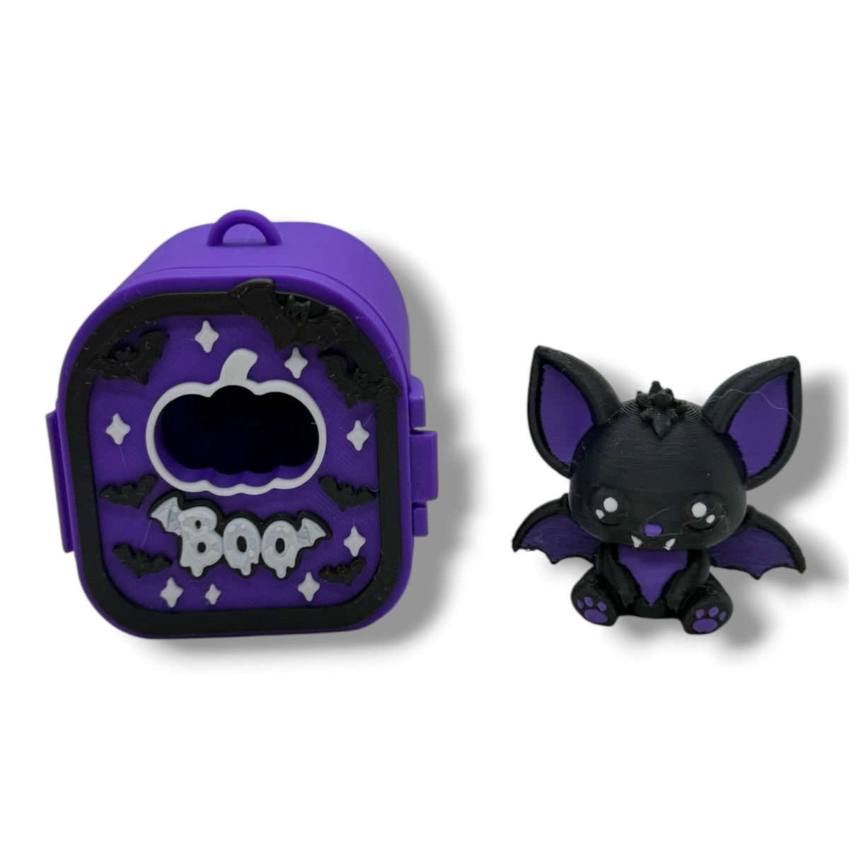 Halloween Pocket Pals – Decorative Mini Figurines with Matching Display Cases