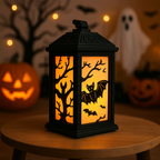 Spooky 5.5" Tea Light Lantern Collection - Halloween Room & Desk Decor